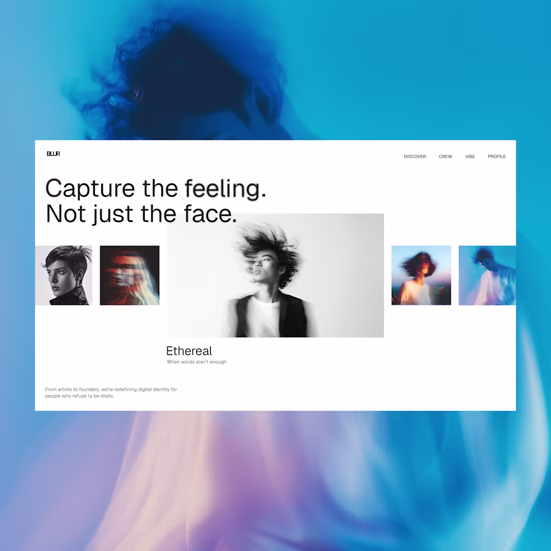 Cover image for BLUR — Capturing Motion, Emotion