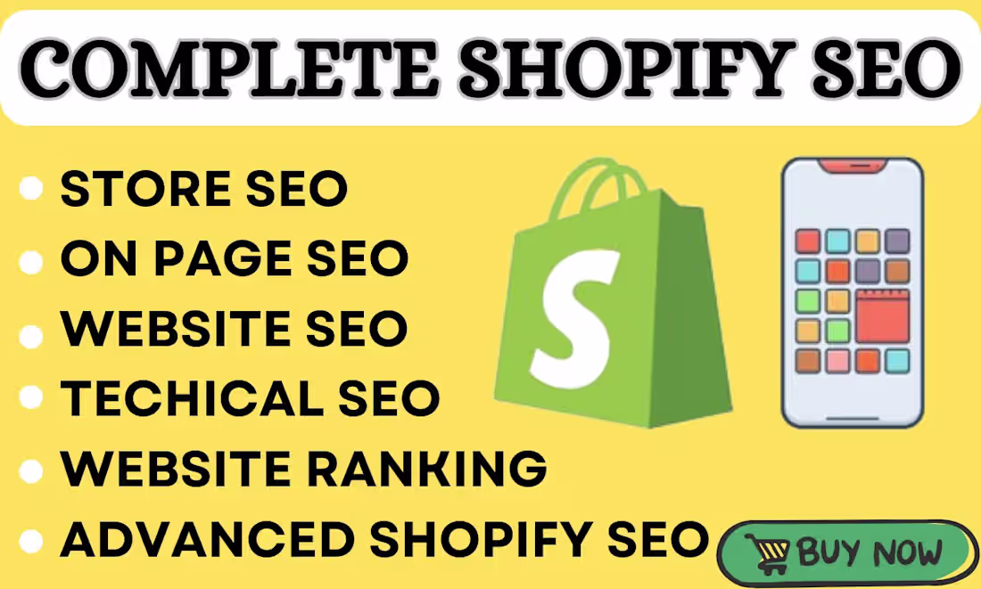 Cover image for I will do shopify SEO to increase traffic and sales