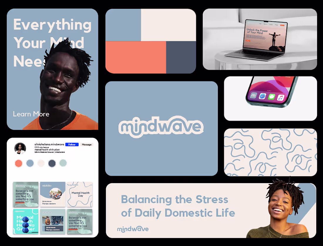 Cover image for mindwave brand identity