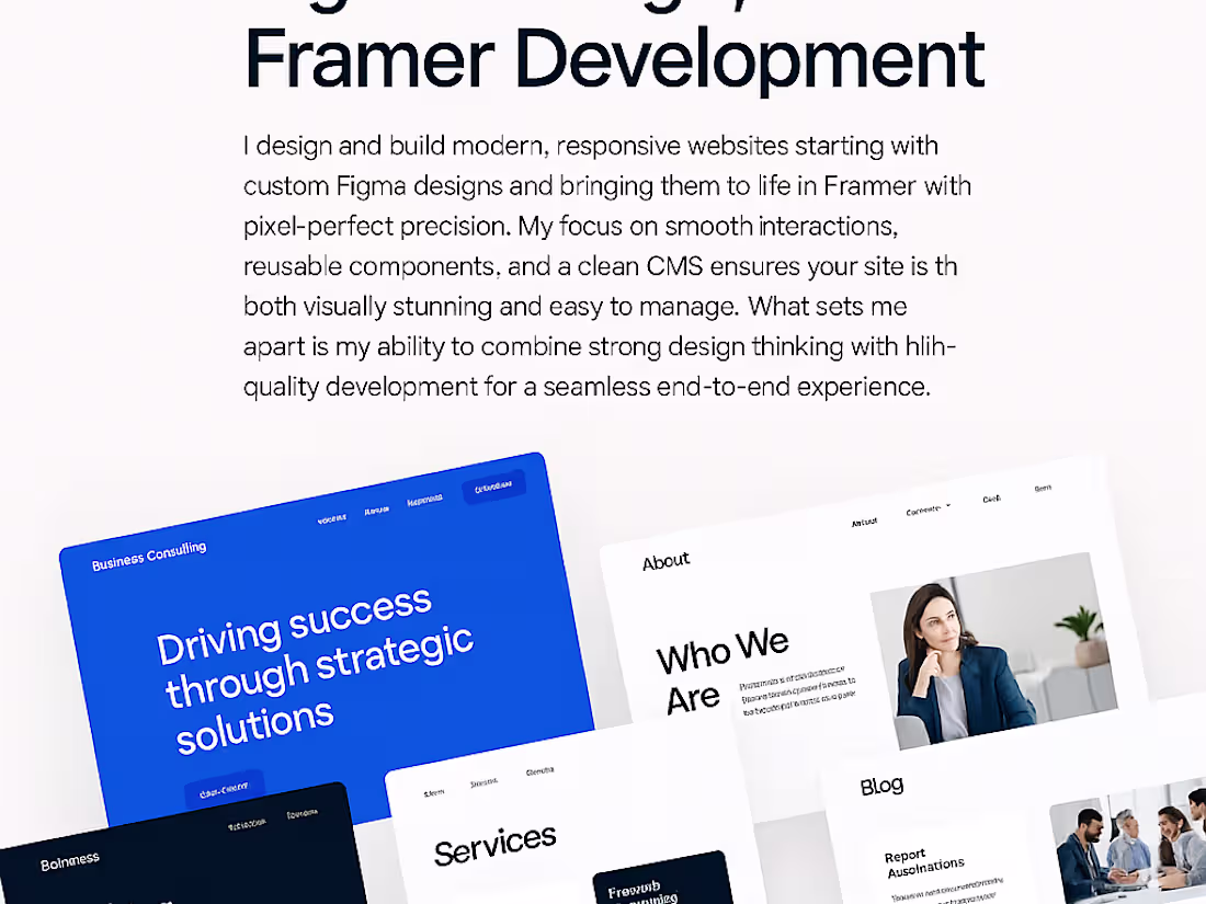 Cover image for Framer Website  Full Design & Build