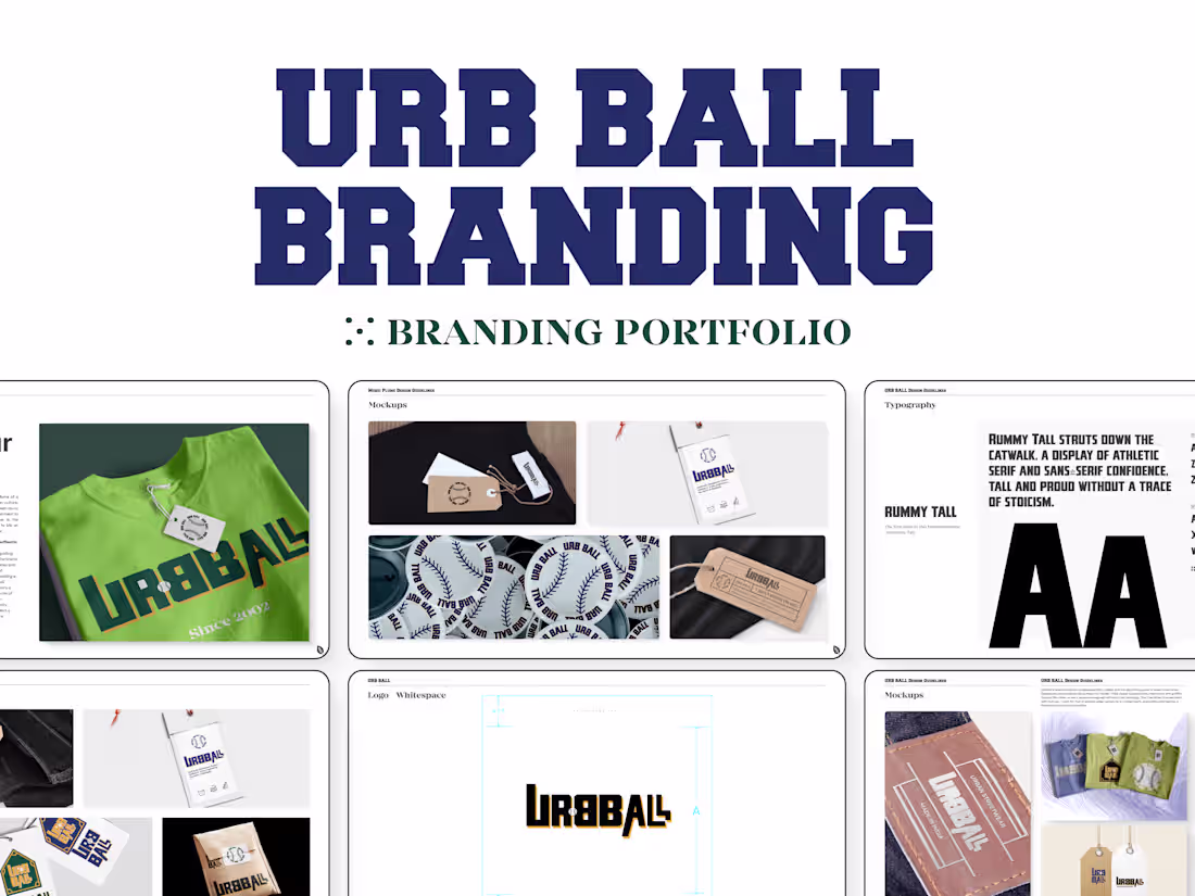 Cover image for UrbBall Brand Identity