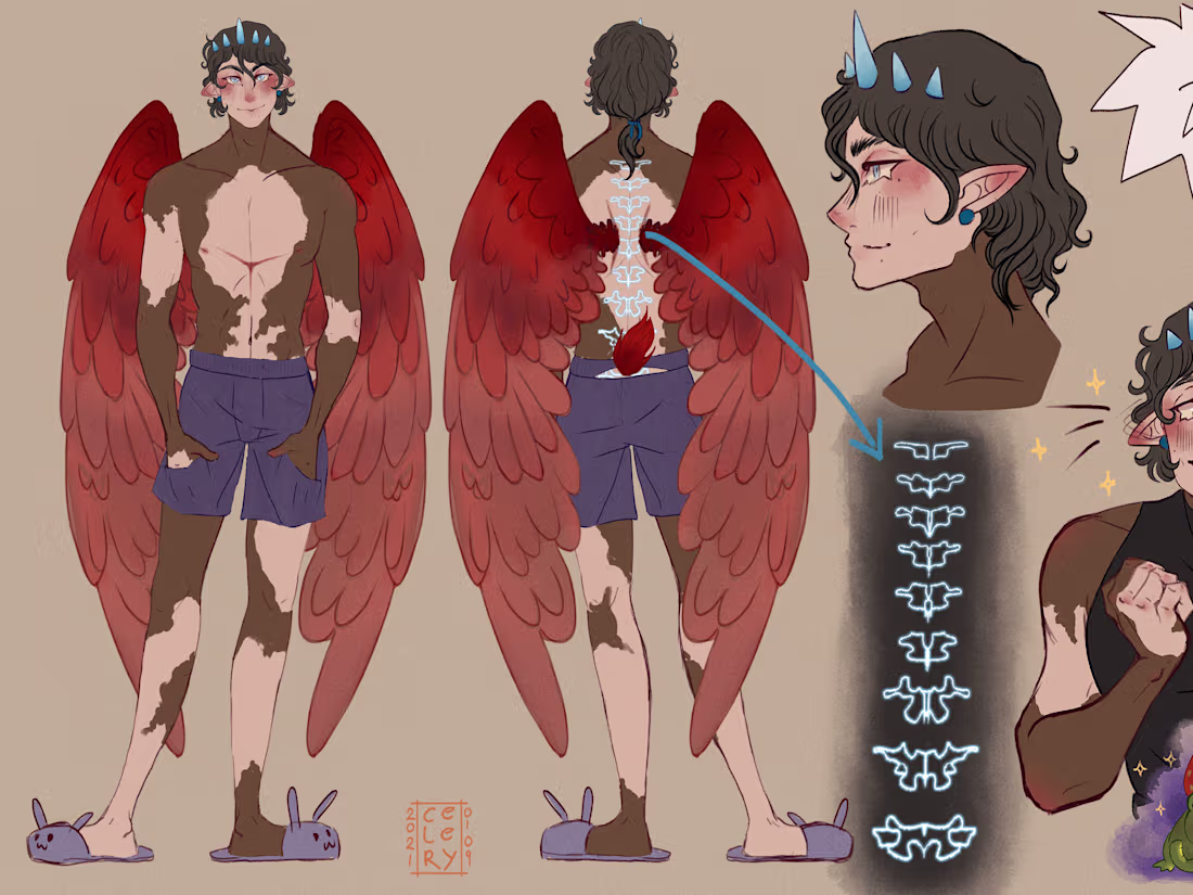 Cover image for Character design Sheet