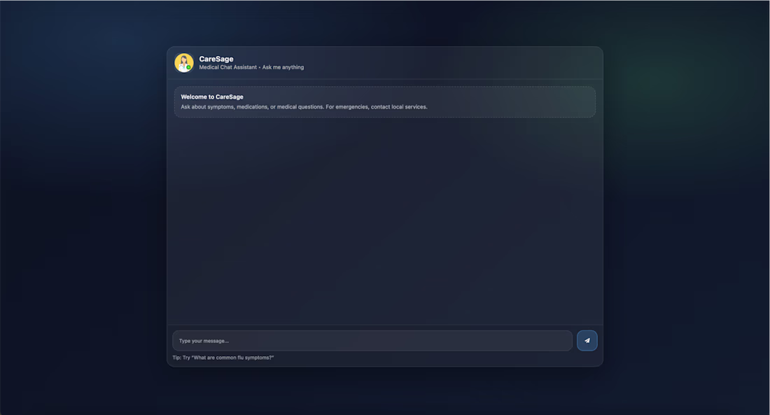 Cover image for Medical RAG Chatbot (LangChain + Pinecone + Flask)