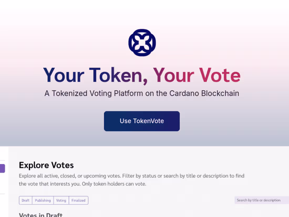 Cover image for TokenVote