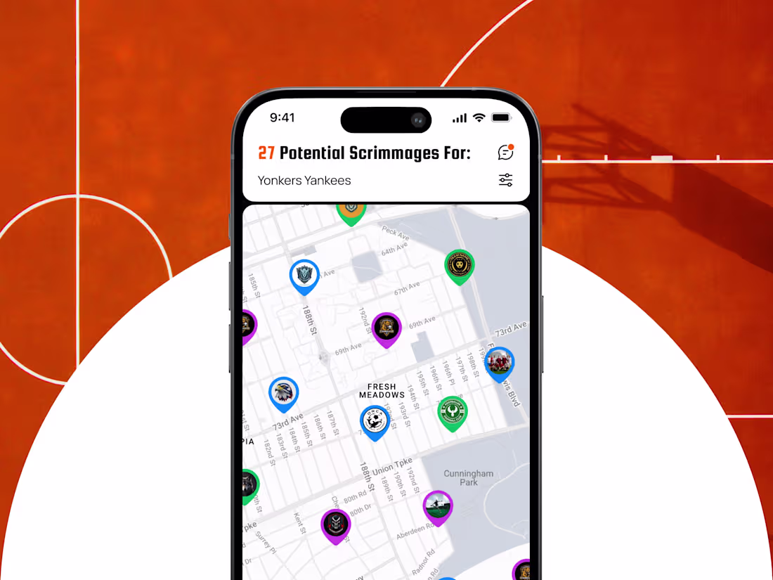 Cover image for Sports Matchmaking Mobile App Design | UI/UX Design