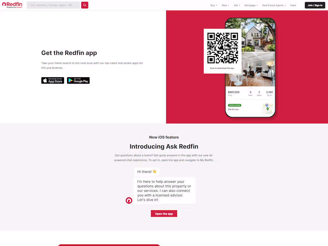 Cover image for Flutterflow - Redfin Mobile Real Estate Platform Development