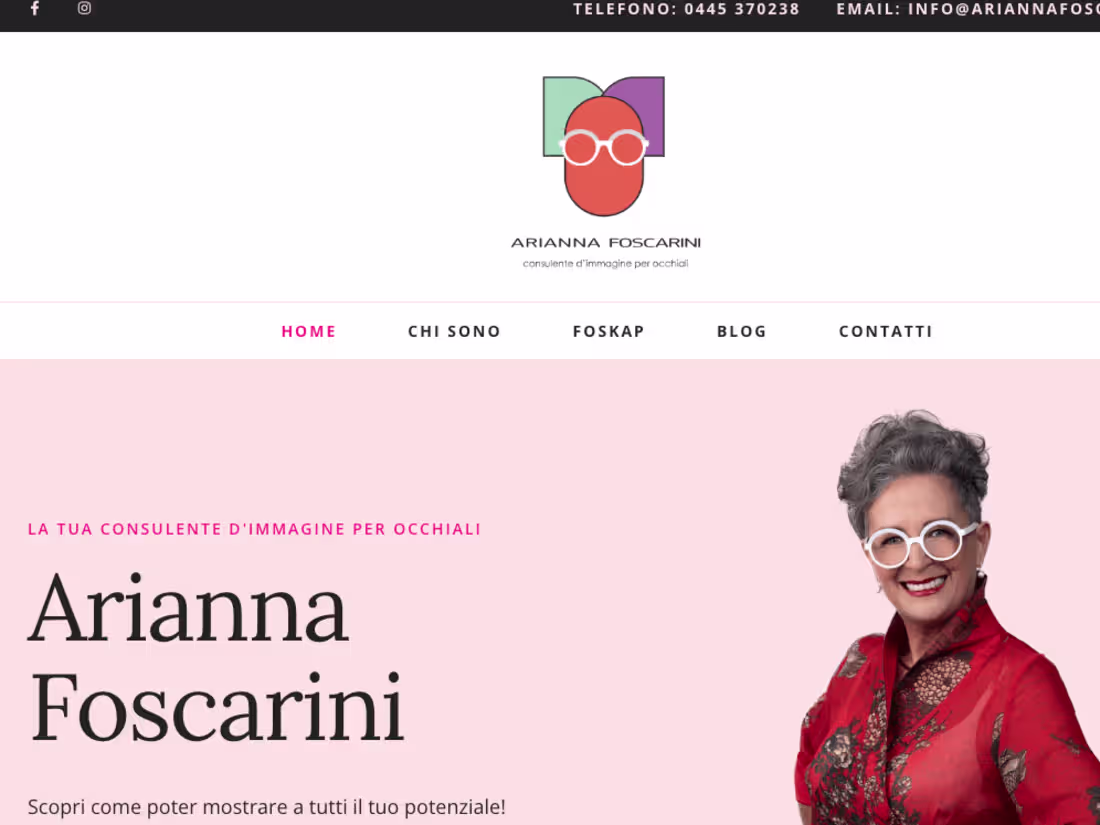 Cover image for Arianna Foscarini - Personal Brand Website