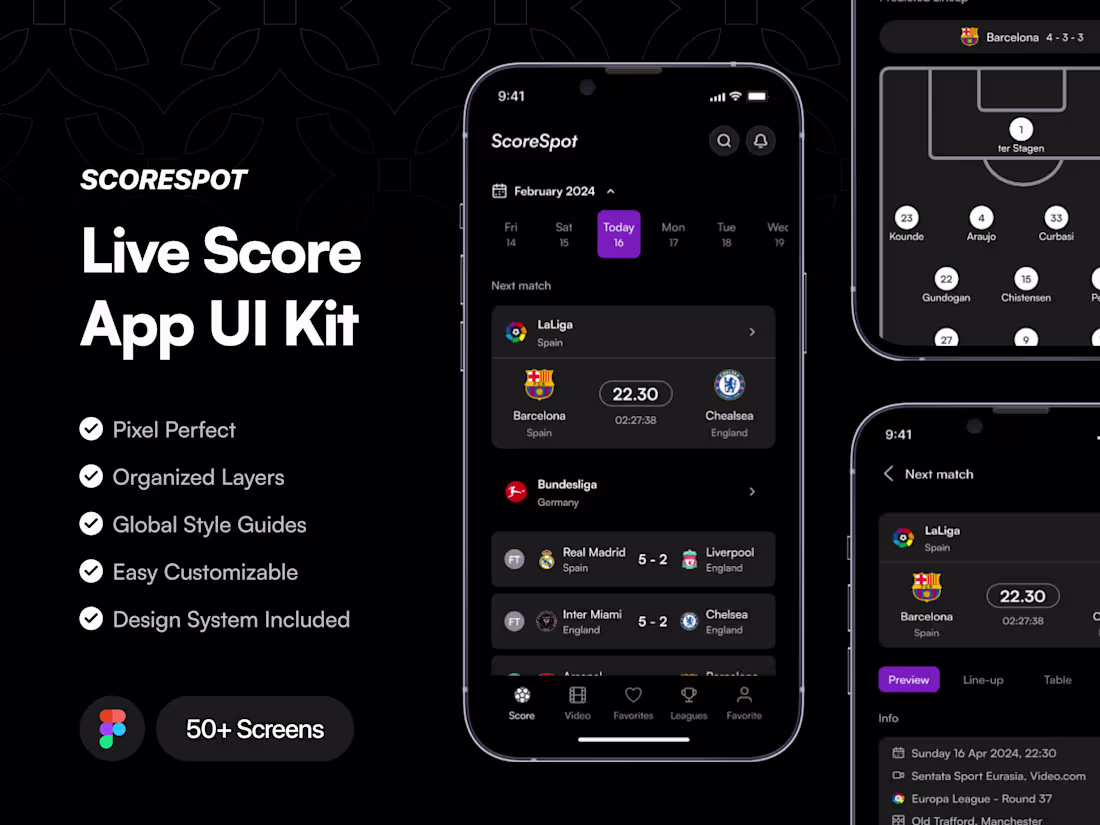 Cover image for Football App UI/UX Design