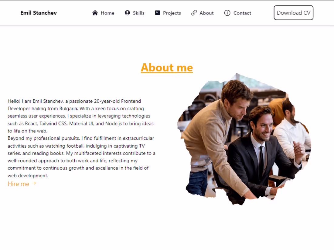 Cover image for I will create a personal portfolio for photographer