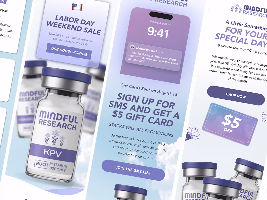 Cover image for Email Design for eCom Brands | Klaviyo, Mailchimp, Omnisend etc.