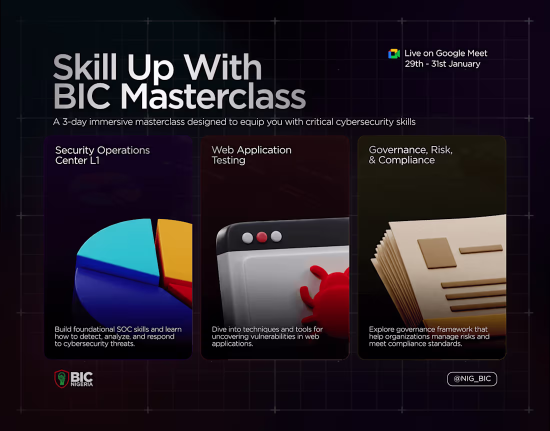 Cover image for Skill Up With BIC Masterclass Flyers
