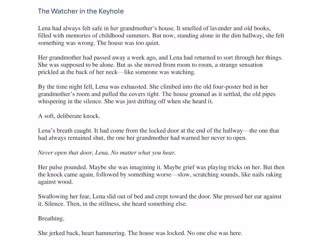 Cover image for The Watcher in the Keyhole
