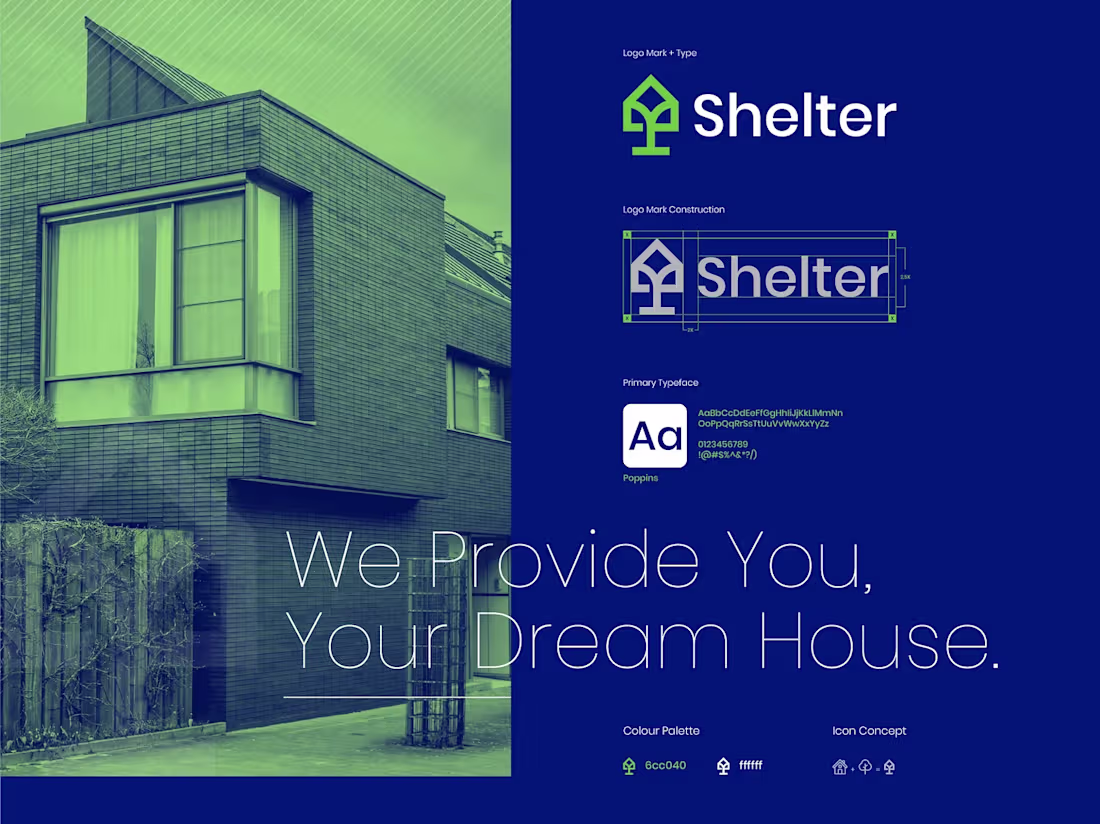Cover image for Shelter Logo Mark & Type