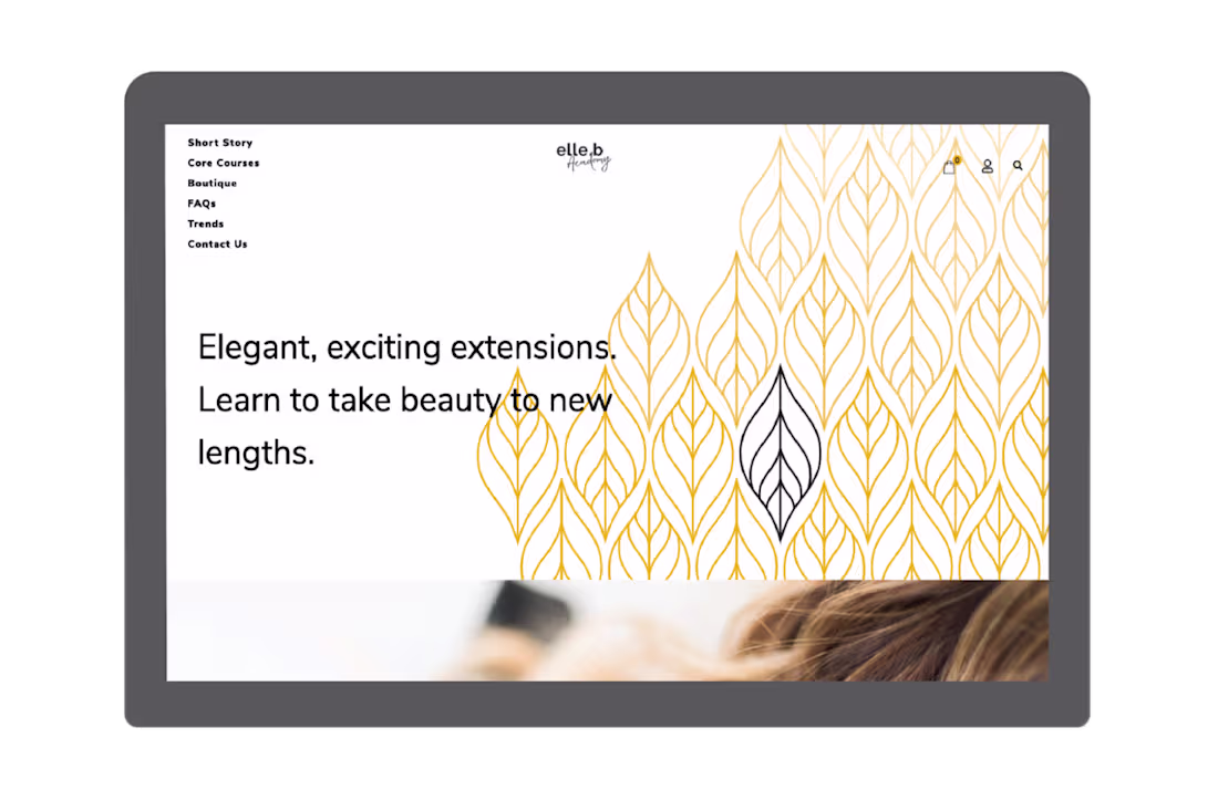 Cover image for Elle b Academy Website