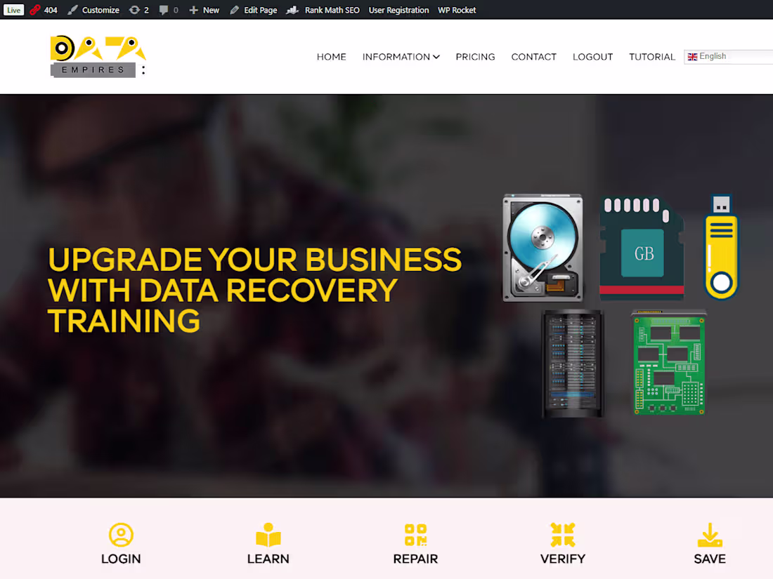Cover image for Custom WordPress Website Development