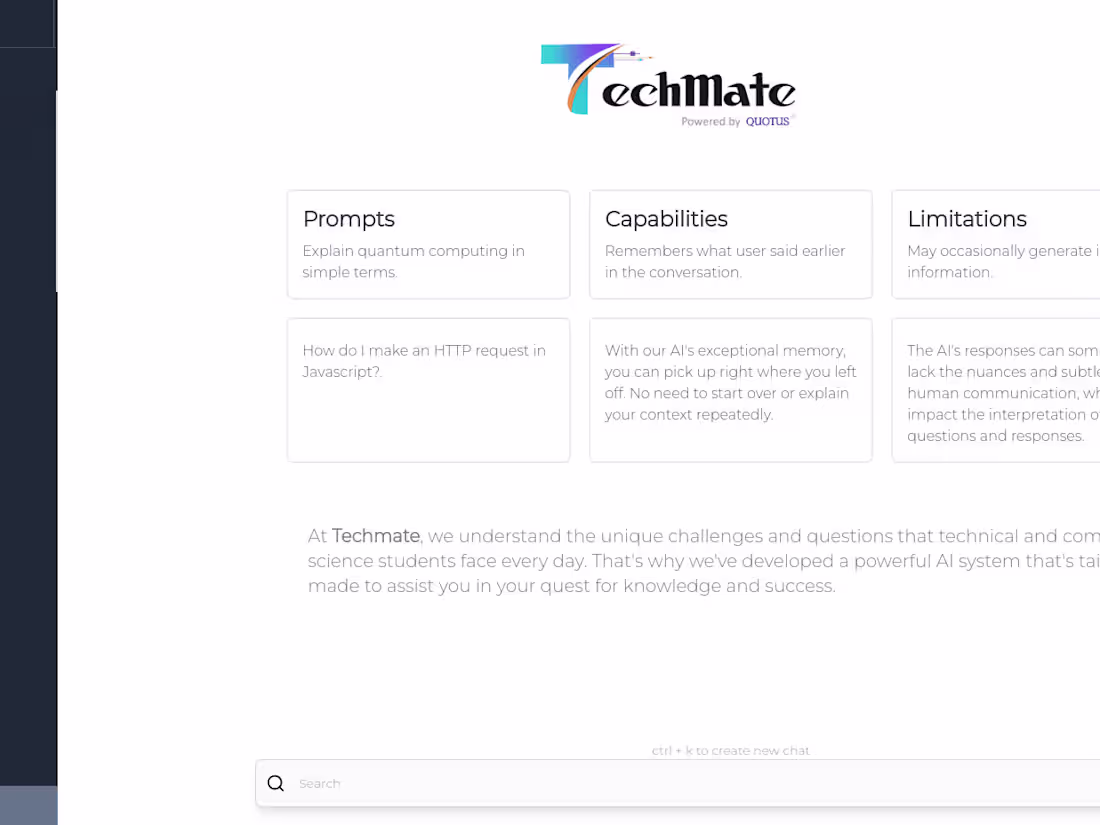 Cover image for Tech Mate