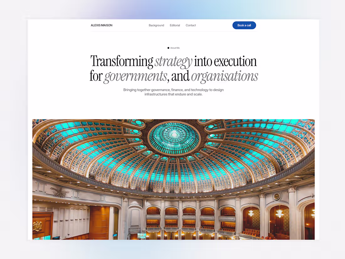 Cover image for Consulting Website Design
