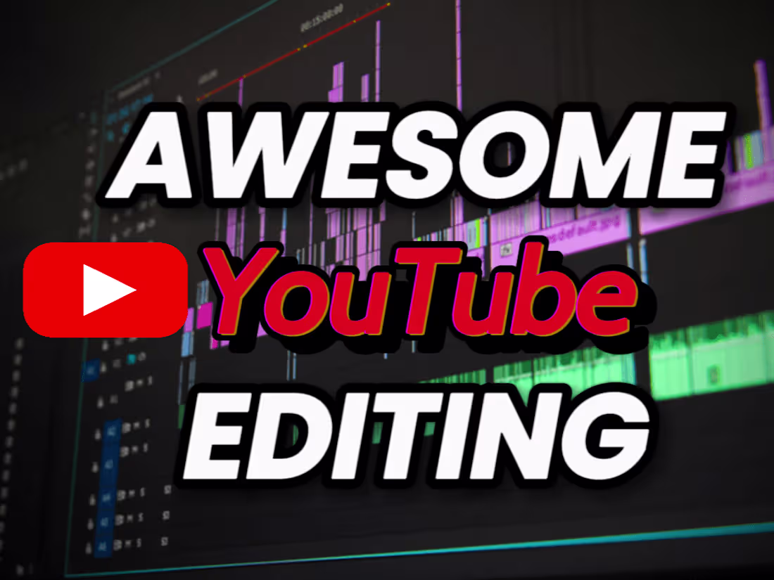 Cover image for General Video editing For YouTube Videos, general tasks included