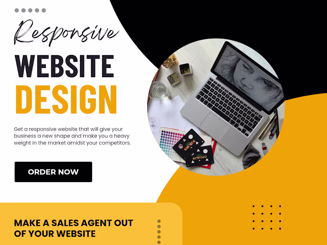 Cover image for I will design responsive business website for your company 
