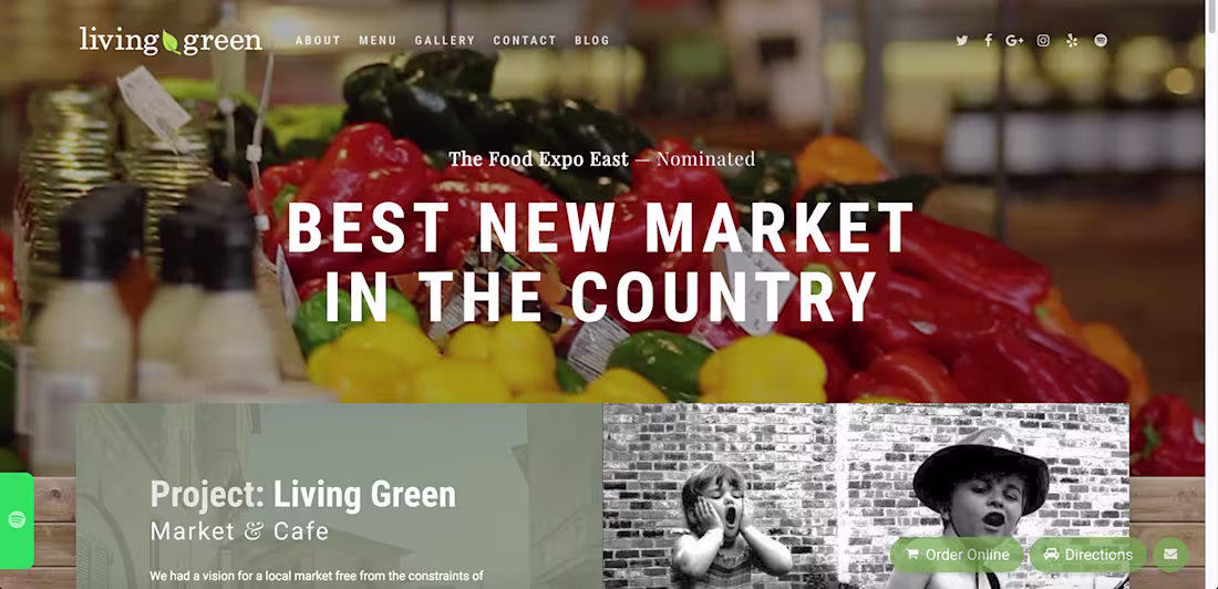 Cover image for Living Green Market & Cafe