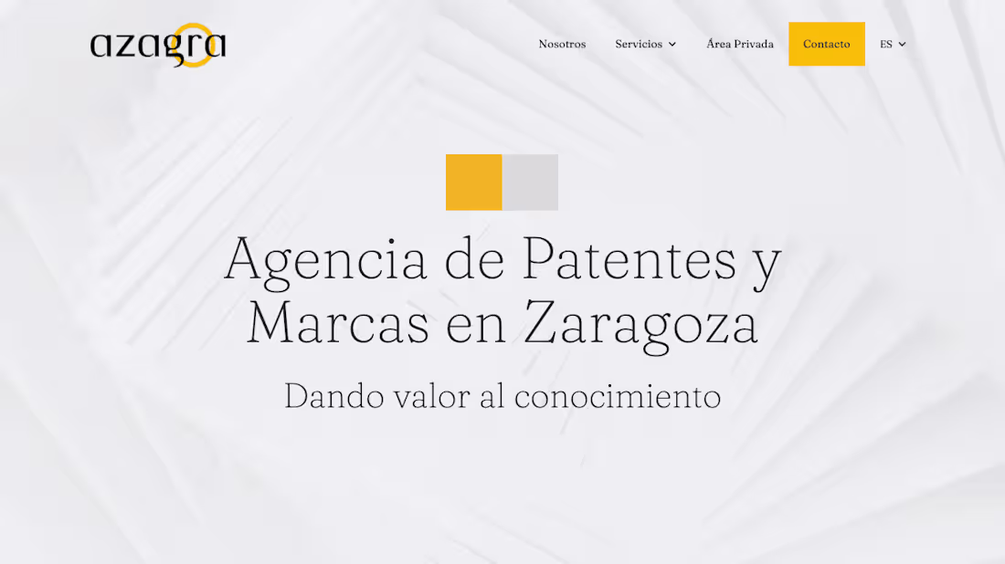 Cover image for Azagra Patentes y Marcas