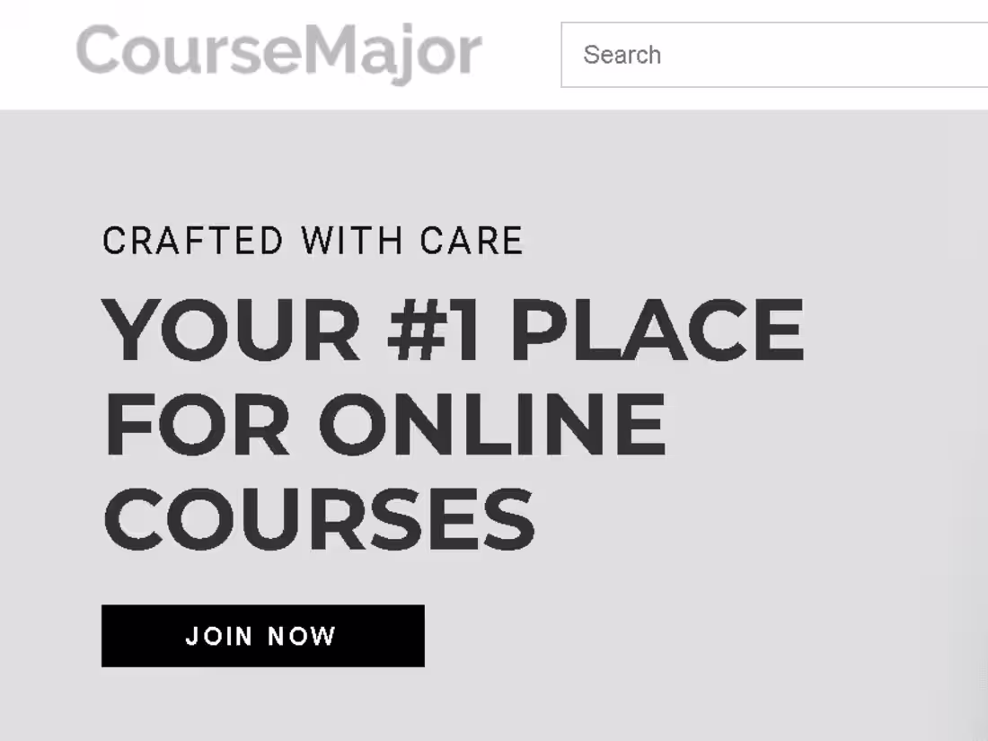 Cover image for CourseMajor: Your #1 Place for Online Courses