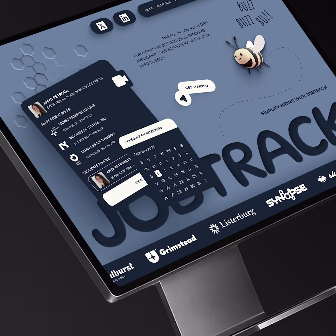 Cover image for An HRM SaaS landing page