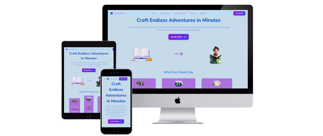 Cover image for Full Stack AI SaaS Full Responsive for baby story