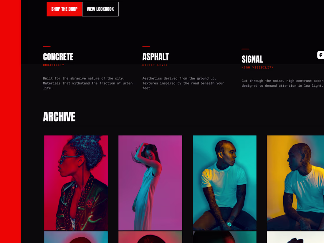 Cover image for Neon Noir Urban Industrial E-Commerce Experience