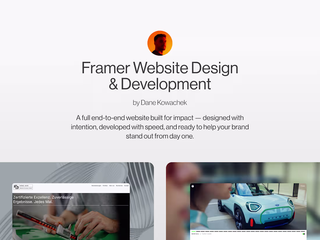 Cover image for Framer Website Design & Development