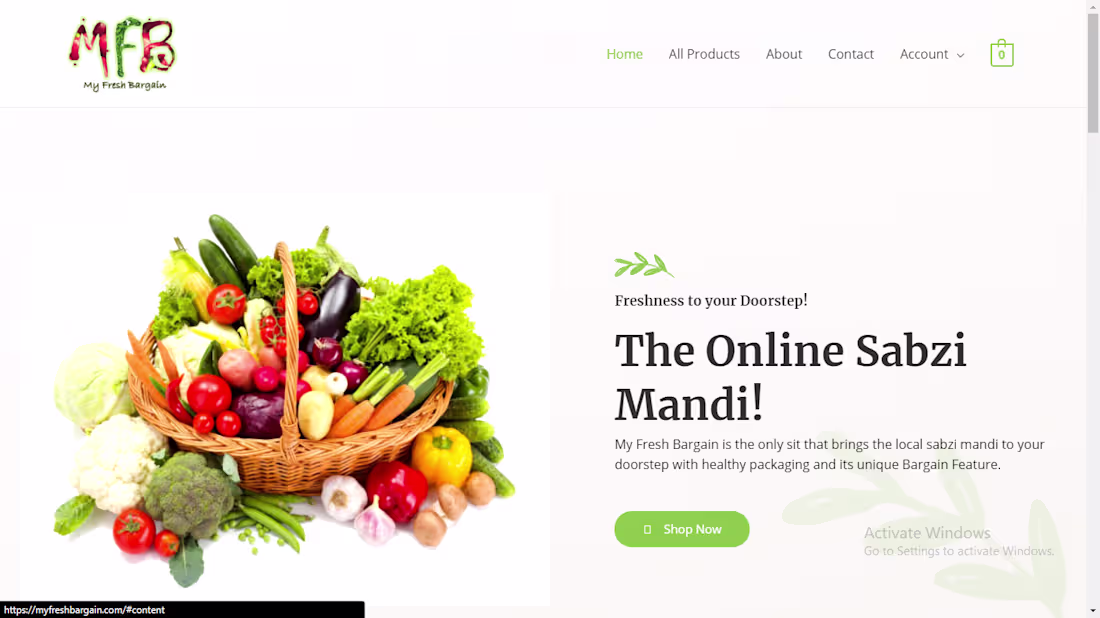 Cover image for My Fresh Bargain