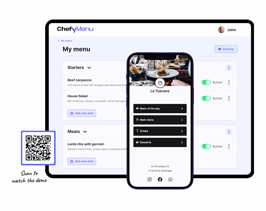 Cover image for Developing ChefyMenu.com: The Future of Restaurant Menus.