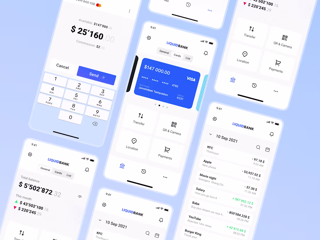 Cover image for Concept Design for Bank app