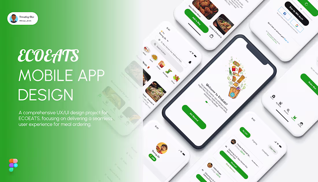 Cover image for EcoEats Food Ordering Mobile App :: Behance