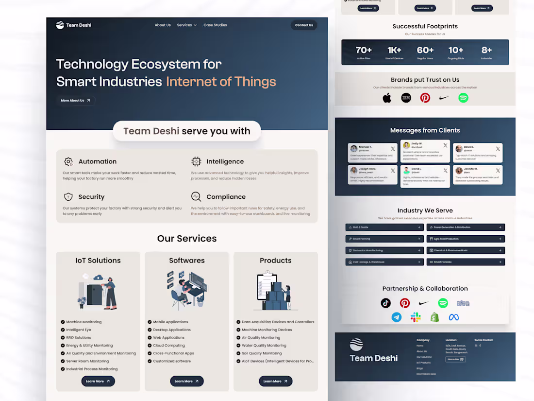 Cover image for SaaS Company Landing Page