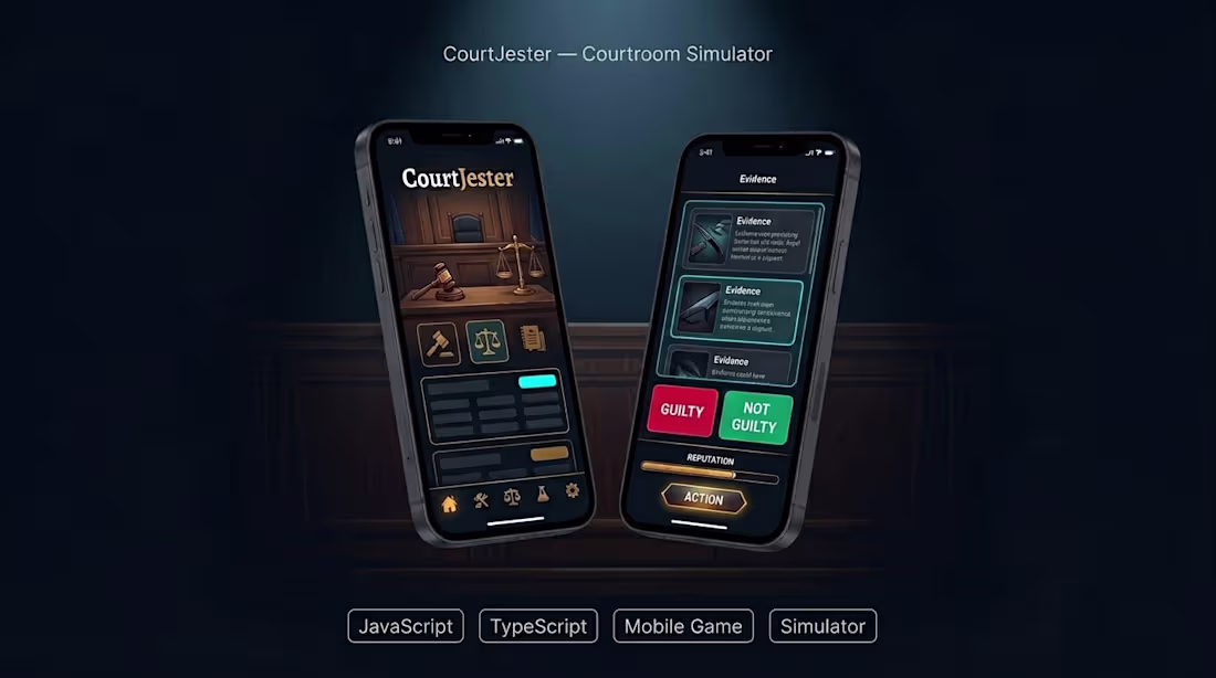 Cover image for CourtJester — Courtroom Simulator
A text-based