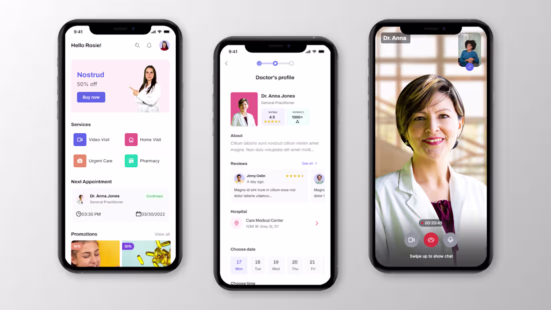 Cover image for Health Care App UI/UX Design