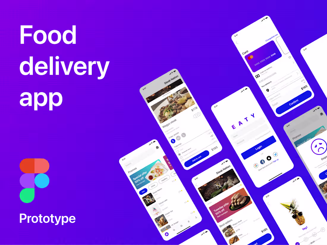 Cover image for Food delivery app UI/UX