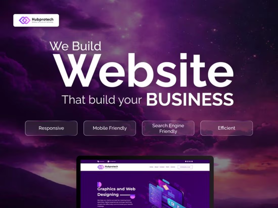 Cover image for I will build website that will fit your brand and drive traffic