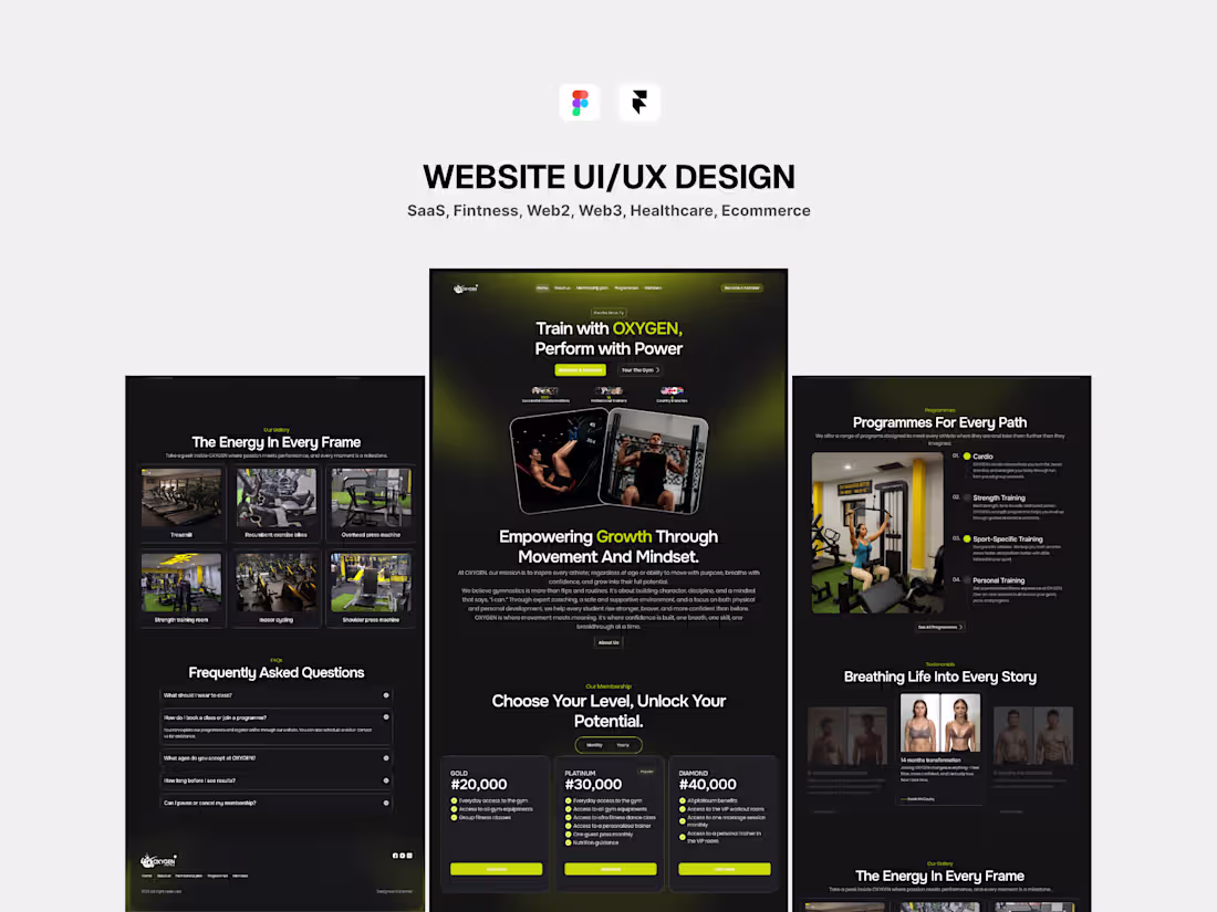 Cover image for Website UI UX Design
