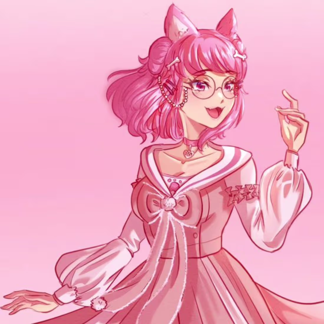 Cover image for colored sketch commission for @/JemTheOtaku on Twitter