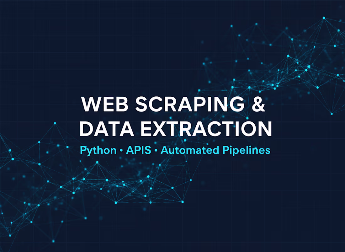 Cover image for Web Scraping & Data Extraction