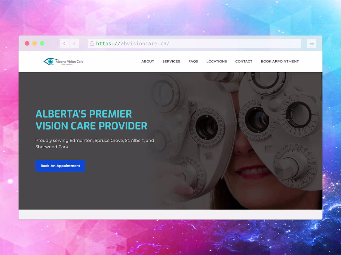 Cover image for Alberta Vision Care | Eye Exams & Optometrists in Edmonton, Spr…