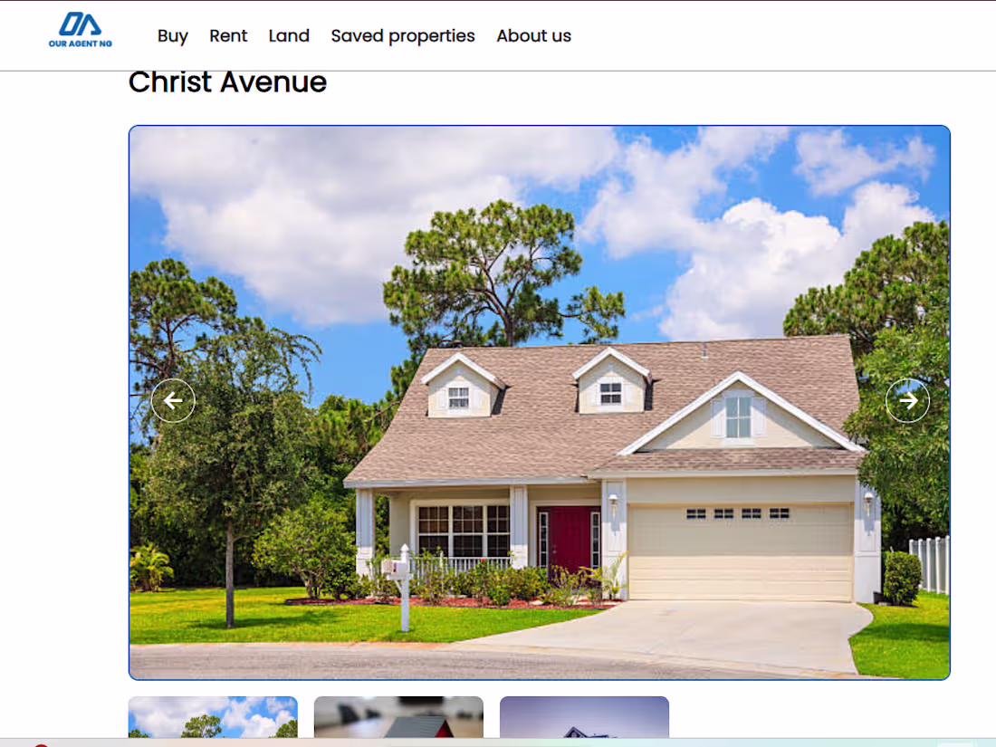 Cover image for Our AgentNG | Website