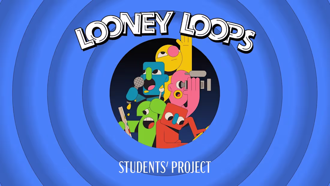 Cover image for LOONEY LOOPS by Motion Design School Students (Motion Beast Aft…