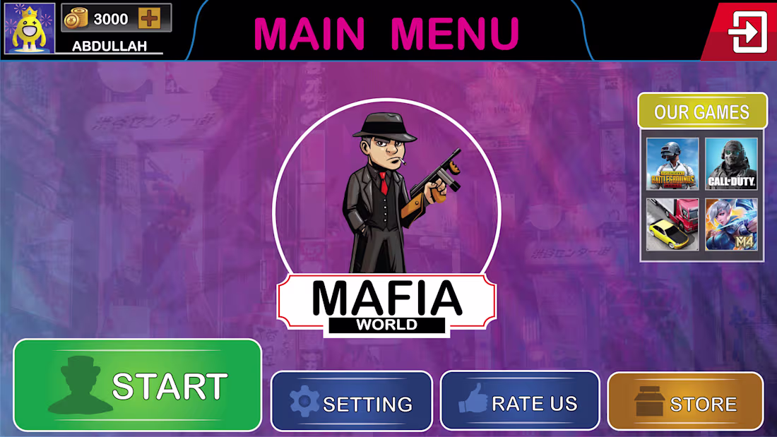 Cover image for Ui/Ux of Mafia Game