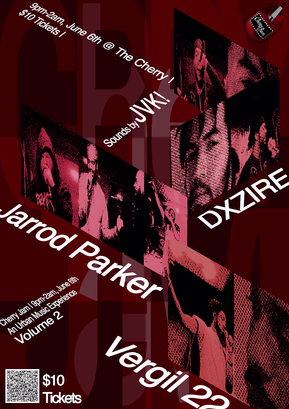 Cover image for Print & social media posters for Cherry Jam