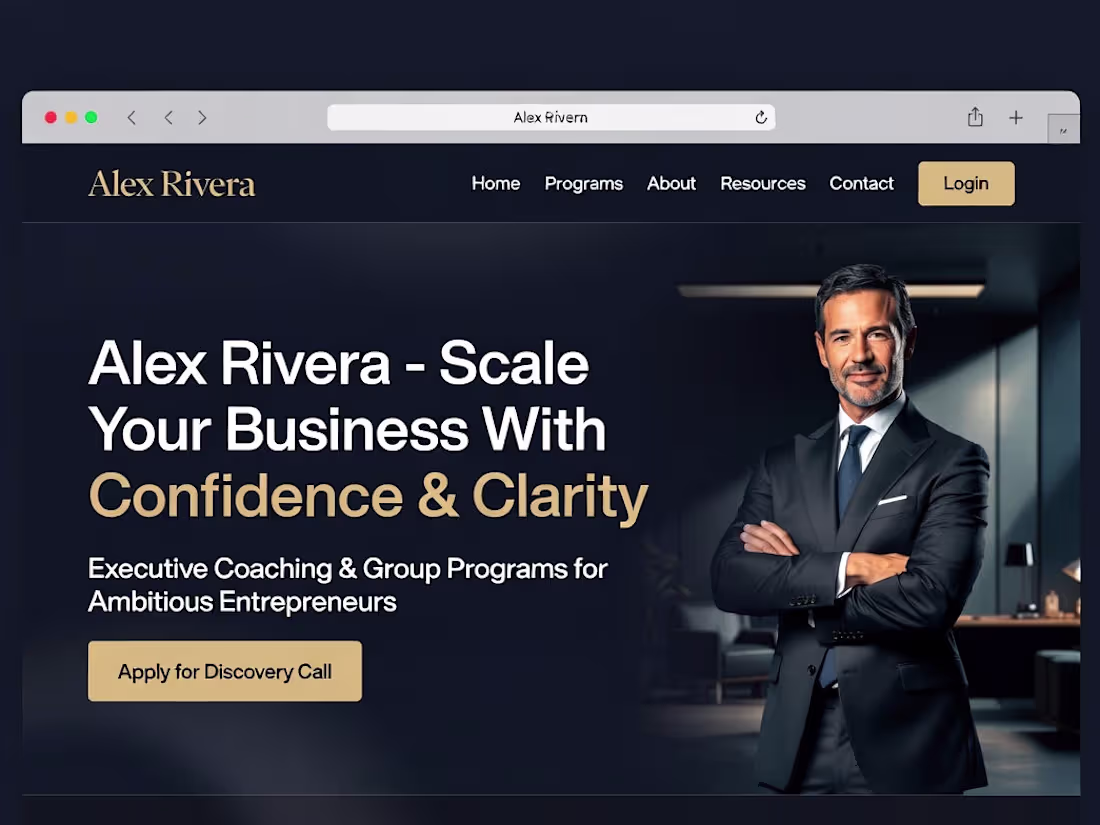 Cover image for Alex Rivera - Executive Business