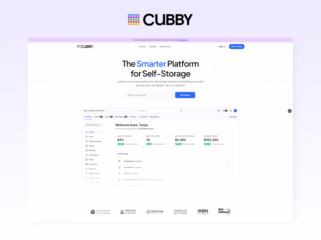 Cover image for Cubby - Full website development in Framer