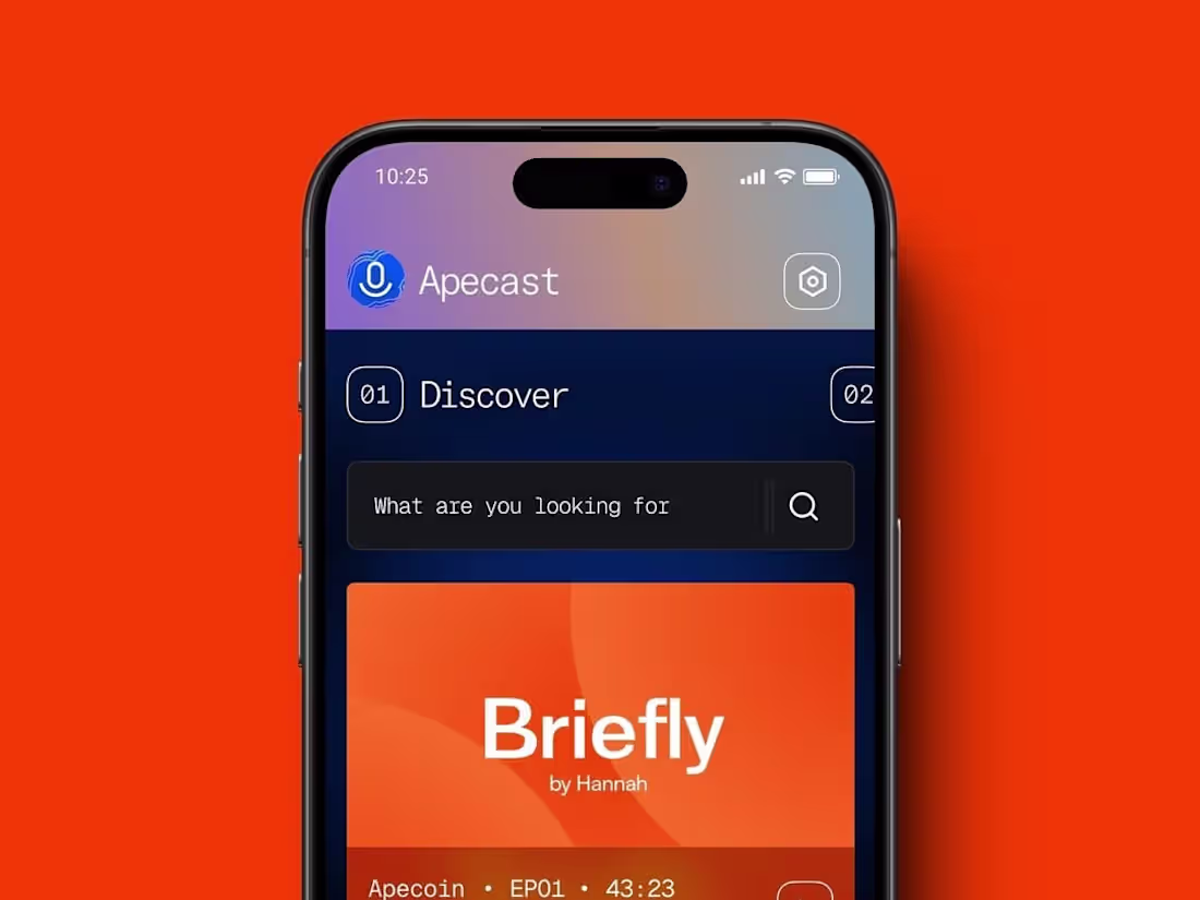 Cover image for Apecast | UI/UX Design & Development
